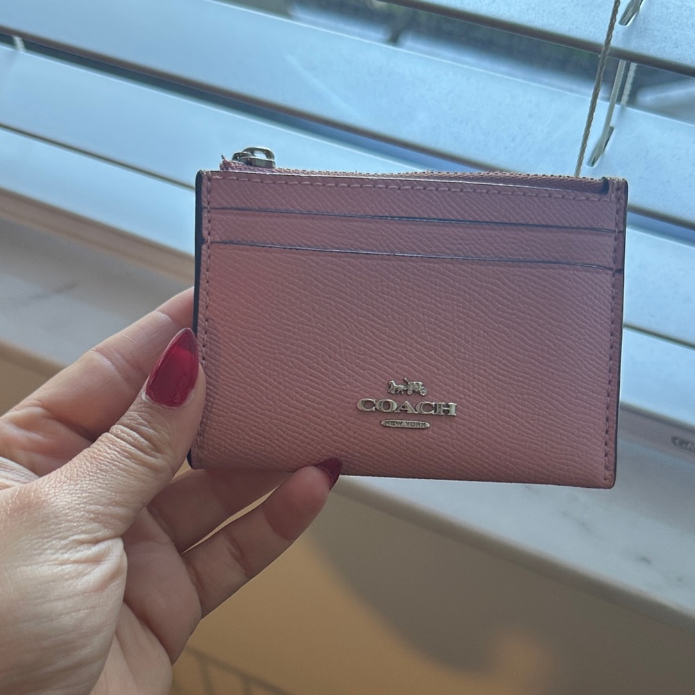 Coach Blush Pink Card Wallet